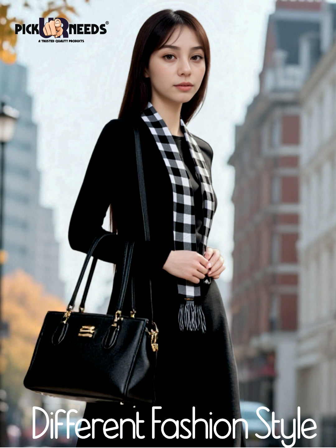 Pick Ur Needs Pure Cashmere Womens Winter Stylish Muffler Warm, Soft and Trendy Scarves for Cold W